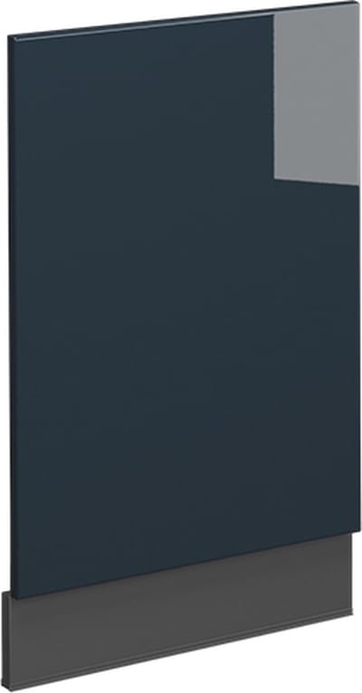 Vicco Fame-Line Vaatwasserfascia – 45 cm Zonder werkblad Donkerblauw hoogglans