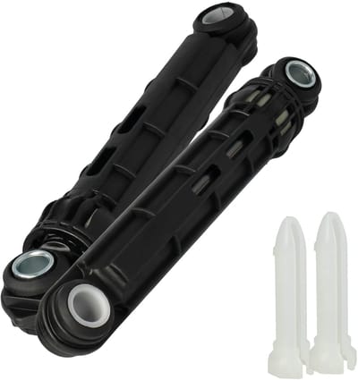 Multaparts® schokbrekerset geschikt voor Bosch/Siemens wasmachines met Ø 8 & 11 mm bevestiging | Incl. kunststof borgpin set | Lengte 165 - 265 mm (h.o.h. gemeten) | Alternatief voor 11047540 e.a.
