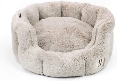 51 Degrees North 51 - Supersoft - Round Softbed - Light Grey - M: 5