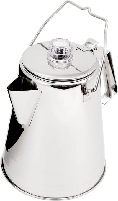 GSI Outdoors Glacier Stainless Percolator - 14 Cup Koffiezetter