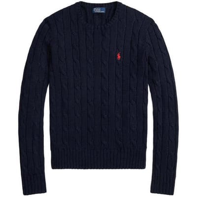slim fit pullover van puur katoen
