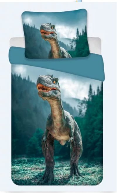 Dinosaurus Dekbedovertrek 140 x 200 cm 70 x 90 cm - Katoen