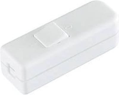 interBär 8006-008.01 Snoerschakelaar Wit 1x uit/aan 6 A 1 stuk(s)