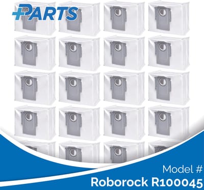 Roborock R100045 Stofzakken (20 Stuks, Plus.Parts® alternatief voor 8.02.0132)