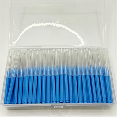 Interdentale Ragers - Tandenborstels - Mondverzorging - Zachte Borstelharen - 140 Stuks - Blauw