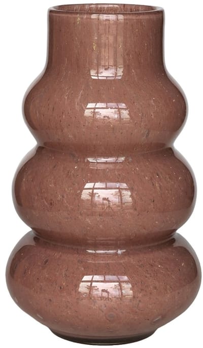 Vaas Lomami Elite | Shiny Brown - Taupe | Mondgeblazen glas | D18xH30 cm