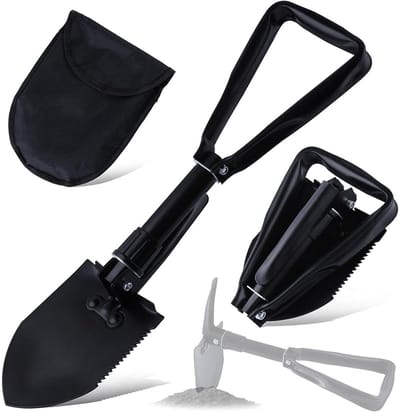 Dailygoods- Opvouwbare Schop Hoog Koolstofstaal - Draagbare Camping Schep - Multi Tool - Wandelen - Graven - Noodgevallen