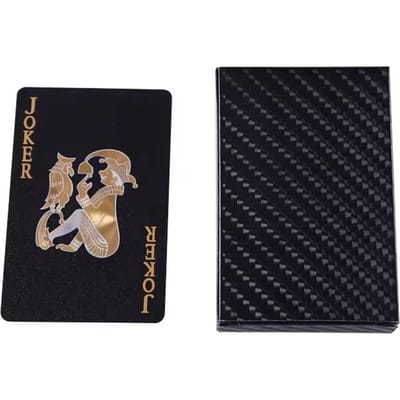 Couleur Noir Or Jeu de Cartes à Jouer Cartes à Jouer Imperméable Poker Pique Cœur Carreau Magie Dmagic Paquet Jeu de Société Cadeau Collection