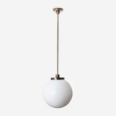 Hanglamp Bol Ø 30 20's Brons - Art Deco Trade