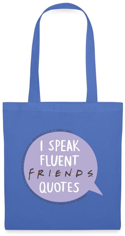 Friends I Speak Fluent Quotes Tekst Bubbel Tas Van Stof Schoudertas