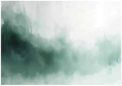 WALLARENA - Fotobehang - 150x105 cm - abstract groen fototapete voor slaapkamer en salon van vliesbehang