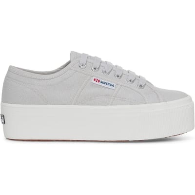 Superga Dames/Dames 2790 Linea Up Down Trainers (Grijs Zilver/Avorio)