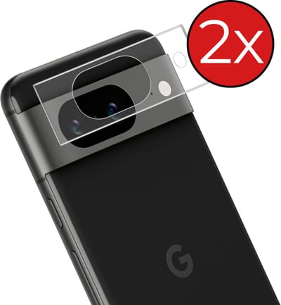 Camera Lens Protector - 2 Stuks - Geschikt voor Google Pixel 8a - Camera Screenprotector - Beschermglas - Gehard Glas - Tempered Glass - Screen Protector