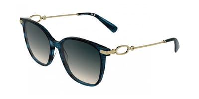 Longchamp LO805S Striped blue 55/16/140 WOMAN Zonnebrillen