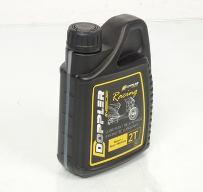 1L huile moteur 2 temps semi synthèse Doppler Racing pour moto scooter neuf