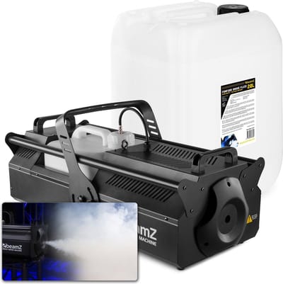 Rookmachine - BeamZ S3500 - DMX - Inclusief 20L rookvloeistof - 3500W