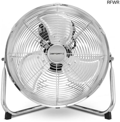 RFWR® Vloerventilator met 37 Watt, 3 Snelheden en Draaghengsel