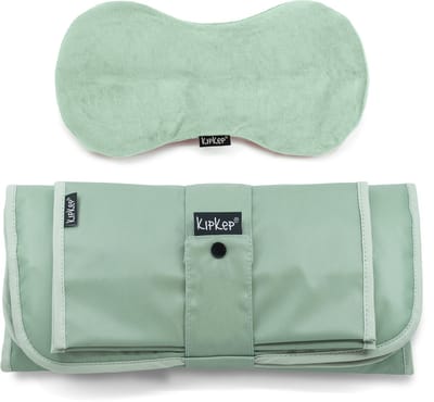 Package deal: Woller warmtekussen + Napper verschoonmatje en luieretuitje - Pale green - Groen - verzorging - buikkrampen
