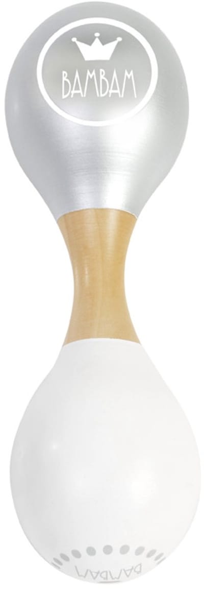 BAMBAM Eco-vriendelijk houten Sambabal - Grijs - Baby cadeau