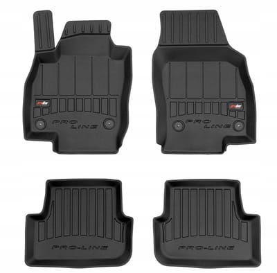 Frogum 3D Rubberen Vloermatten Set – Geschikt voor VOLKSWAGEN Taigo vanaf 2020 – 4-delig – TPE Premium Kwaliteit – Extra Hoge Rand 6 cm – Geurloos – Zwart