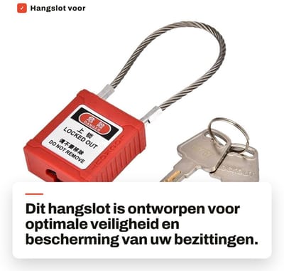 Dailygoods- Hangslot Hoogwaardige Beveiliging - Hangslot Buiten - Hangslot Cijferslot - Antislip Ontwerp - Roestvrij Staal - UV-bestendig Nylon - Veiligheidslot