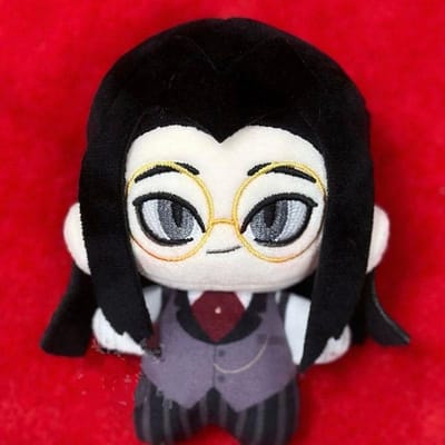 Sir Pentious Pluche Poppen Hanger 10cm Hazbin Pentious Knuffels Fans Verzamelen Schattige Geprinte Rugzak Poppen Vakantiecadeau 10cm Height black