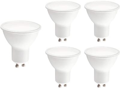 Kobi LED Spot GU10 1W - 90lm - 3000K - 230V - Voor Vitrinekast, Trapverlichting of Sfeerlamp - GU10 Fitting - 5 stuks