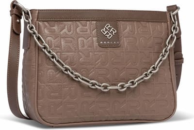 REPLAY Schoudertas Shoulder Bag Brown Iroko Bruine