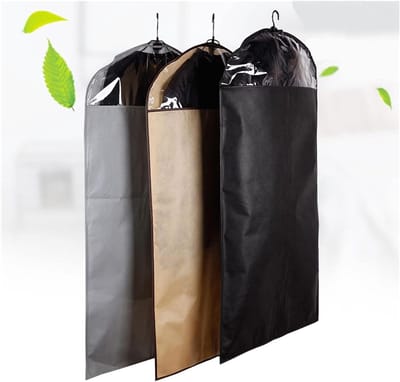 Kleding Stofhoes - Kledingbeschermer Opbergen - Kleding Beschermen - Schimmelbestendig Ontwerp - 100x60cm - Zwart