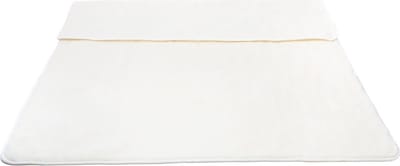 Wollen Deken 100% Premium Merino Wol Fluweelzacht - OnceDoce® 470 g/m² Ademend en Heerlijk Warm – SWAN WHITE - Wasbaar - 220x200cm