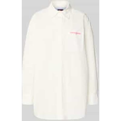 Tommy Hilfiger Tjw Ovs Poplin Shirt Ecru Taglia: S | Maglie a manica lunga Outlet | Donna | Marrone