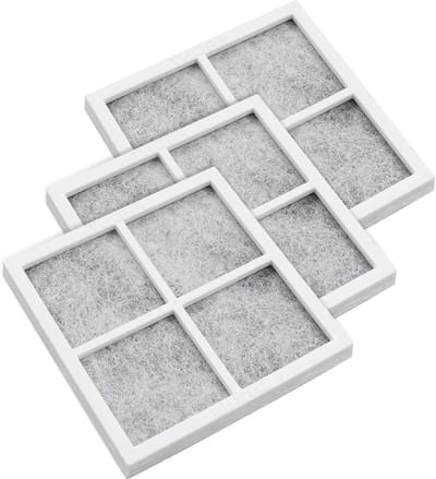 3 Stuks Actieve Koolstofluchtfilter voor Koelkast - Vervangingsfilters voor Koelkast en Vriesvak, Verwijdert Geurtjes en Verbetert Luchtkwaliteit