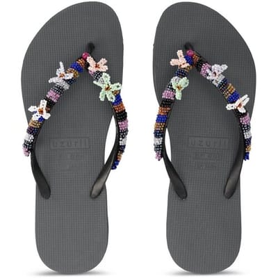 Uzurii | Teenslippers | Dames | Zilver | Maat 37/38