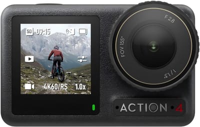 KAD® Bodycam - 4K Ultra HD-camera - Actioncam 4 Standard Combo -4K - Zwart - 8cm x 5cm x 4cm
