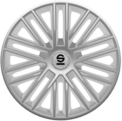 Sparco Wieldoppen Bergamo 14 inch Zilver - 4 stuks