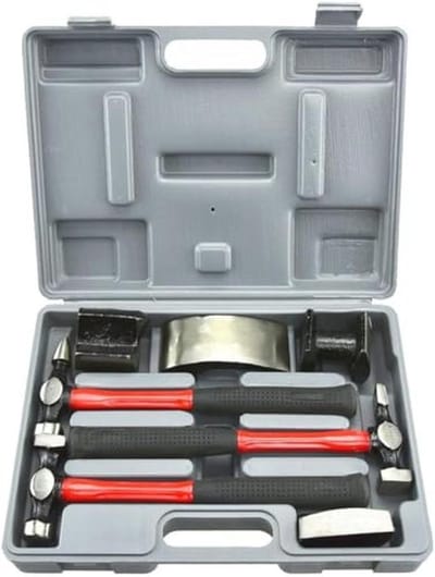 Carrosseriehamer en dolly set - 7-delige toolkit voor autoreparatie