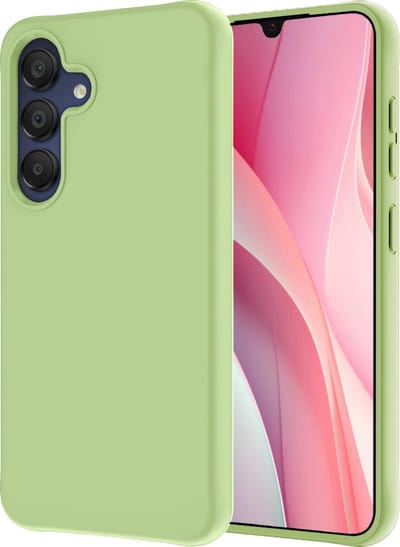 Hoesje - Geschikt voor Samsung Galaxy A15 - Sterk & Shockproof - Hoes Cover - Siliconen Case - Groen