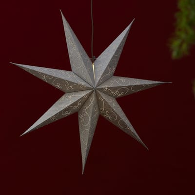 Kerstster "Decorus" Zilver - 75cm