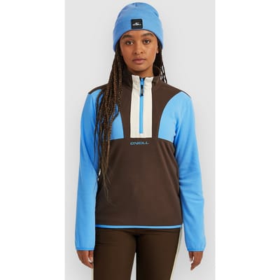 O´neill Fwc Cruz Triple Polartec Fleece Met Halve Rits Blauw L Vrouw