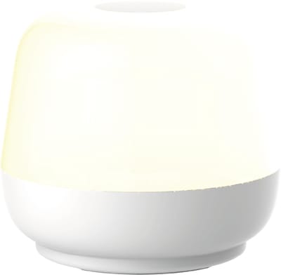 Luxus Europe - Tafellamp Naxos Wit - Draadloze Tafellamp Buiten - Oplaadbaar - USB-C - Dimbaar - Warm Wit - Waterbestendig