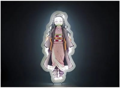 Beeldje Demon Slayer Kimetsu no Yaiba Nezuko Kamado neon lamp 40cm