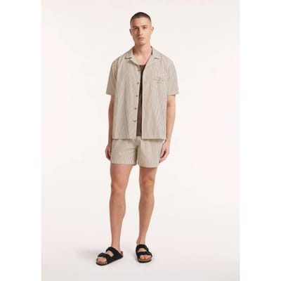 Klassieke Schoenen Circle Of Trust HS26_25_3749 Jason SS Shirt Chestnut Brown