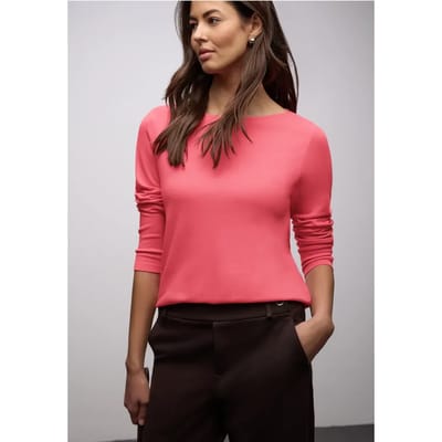 Shirt in effen kleur