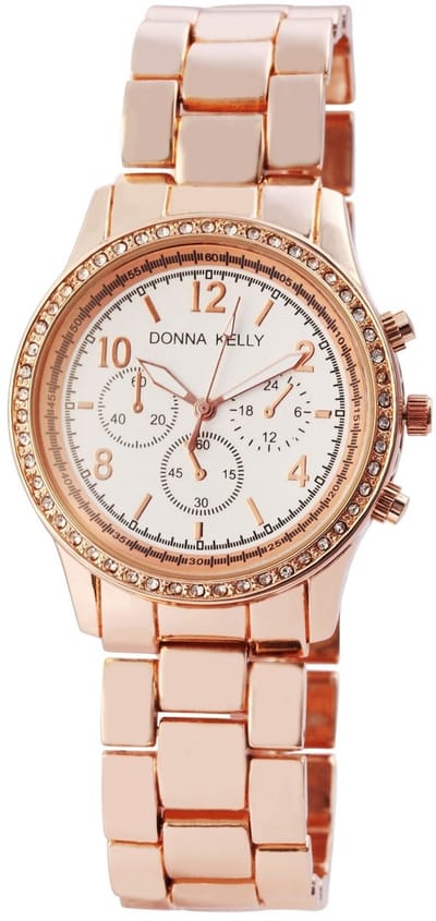 DONNA KELLY Dameshorloge metaal Mineraalglas