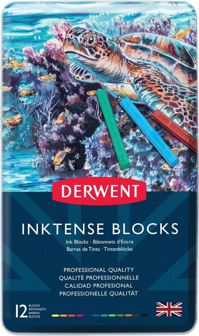 Inktense Blocks blik 12 stuks