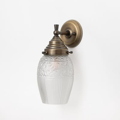 Wandlamp Flower Yard Geëtst Royal Brons - Art Deco Trade