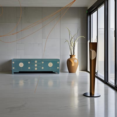 Fine Asianliving Chinese TV Kast Teal - Orientique Collectie B175xD47xH54cm Chinese Meubels Oosterse Kast