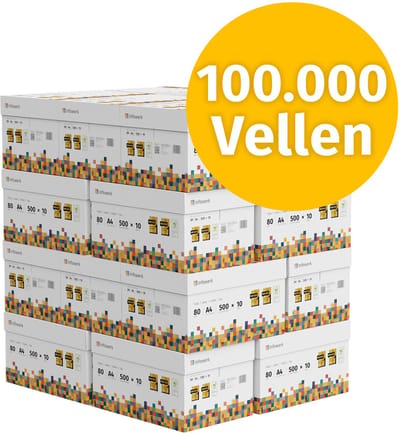NIEUW: Infowerk Printerpapier Kopieerpapier 100000 Vel 20 x 5000 A4 Premium Extra Wit CIE 160 Testwinnaar PEFC-gecertificeerd