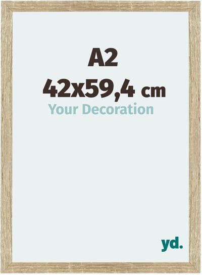 Your Decoration - Fotolijst A2 42x59,4 cm - MDF - Sonoma Eiken - Mura