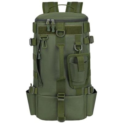 Visrugzak met hengelhouder Grote capaciteit Waterdicht Oxford-doek Buiten kamperen Wandelen Jagen Visuitrusting Accessoires Opbergtas groen